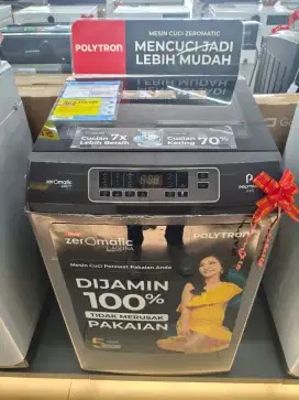 Mesin Cuci Top Load Polytron 8 KG Cicilan Tanpa DP Gratis 2x Cicilan