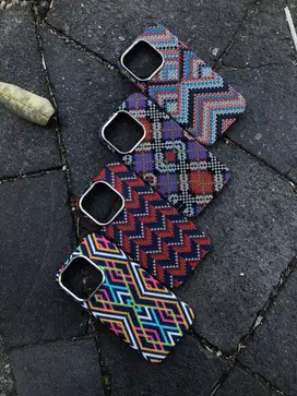 Luxo Life Woven Pattern Magsafe Case iPhone 15 Pro