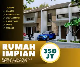 DIJUAL CLUSTER 2 LANTAI DILOKASI STRATEGIS BEBAS BANIR CASH DAN KPR