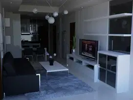 Dijual Kondominium Baywalk Pluit. 2 BR Semi Furnish
