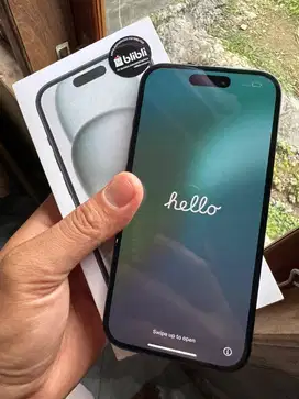 iPhone 15 Black 128GB iBox Bh 100% Siklus 1
