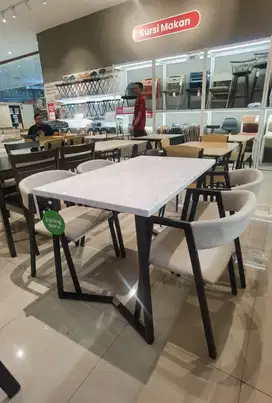 1 set meja makan harper