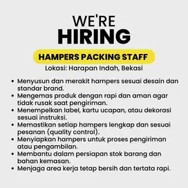 Hampers Packing Staff