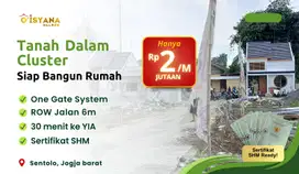 Tanah kavling murah sentolo kulonprogo 3 unit terahir dekat Bandara