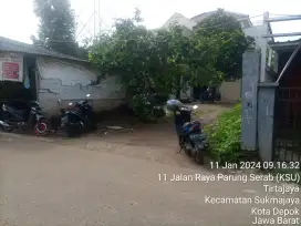 Dijual tanah 102m²(395jt)akses 2mobil Gdc Cilodong Depok