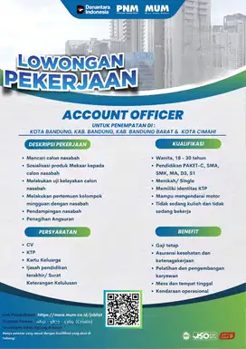 Lowongan Kerja Account Officer