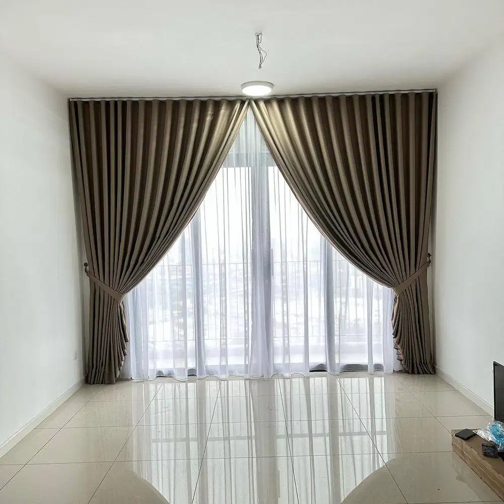 Jual & Pasang Gorden Vitrase Wallpaper Roller Blinds Korden Gordeng