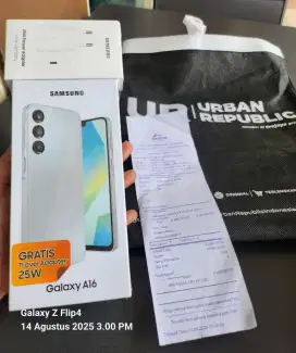 Di Jual Handphone Samsung A16 Ram 8GB/128GB, Kondisi BARU, Warna GRAY