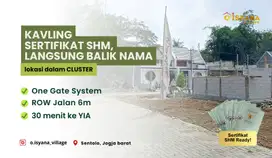 Tanah di Jogja Barat  Area Exit Tol Sentolo kulonprogo
