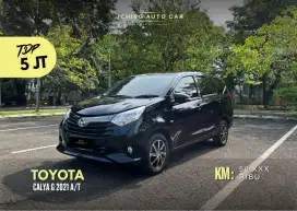 Toyota Calya G at 2021 pajak panjang KM 50rb an
