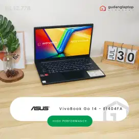 ASUS VivoBook Go 14 - E1404FA AMD Ryzen 5 - 7520U 8/512 Garansi Resmi