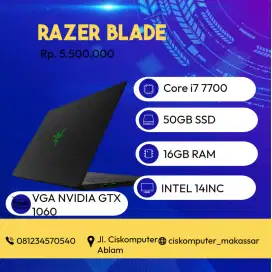 Jual Laptop Razer Blade