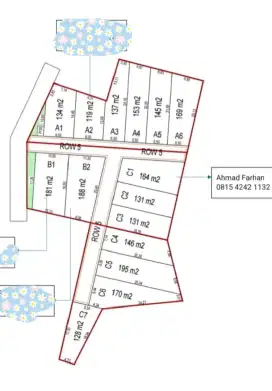 Jual Tanah Kavling SHM 174m2