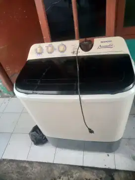 Mesin cuci 2 tabung Sharp 9kilo