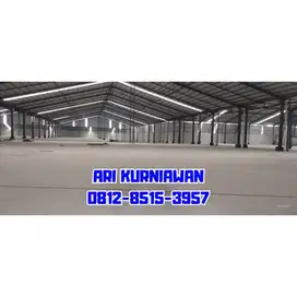 2 Ha + 5.000 m, Legal Industri Eksclusif Disewakan Gudang Luas diLegok