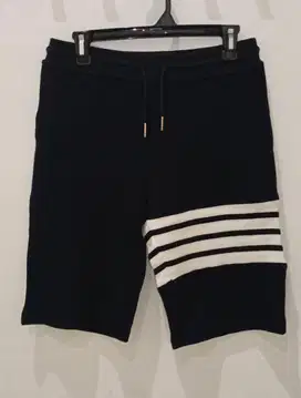 THOM BROWNIAN NAVY SHORT PANTS