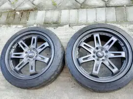 Velg Second Ring 17 HSR DAIMON + Ban Accelera 651 Sport