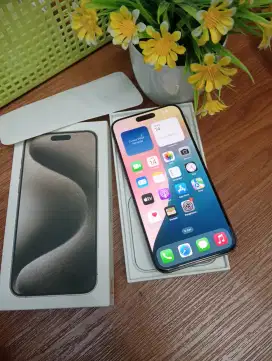 iPhone 15 promax 256GB natural titanium ex iBox