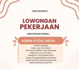 DIBUTUHKAN SEGERA!