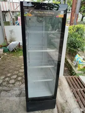 Show case polytron 4 rak ORI segel dingin normal