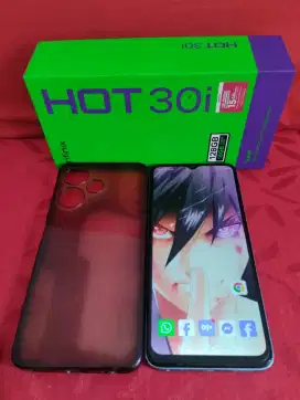 Infinix not 30i ram 16gb (8+8)/128gb layar poni 6,5 lengkap mulus