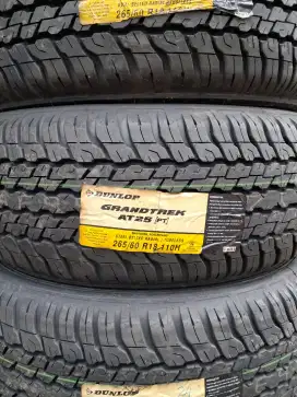 Dunlop grandtrek AT25 PT 265/60 R18 kondisi baru. Tahun 2024