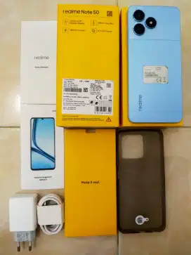 Realme note 50 seperti baru 4/128
