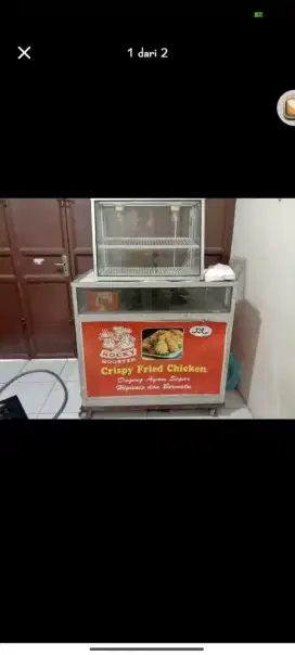 Jual meja dan etalase fried chicken