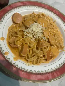 Penjaga stand makanan