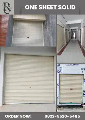JUAL ROLLINGDOOR ONE SHEET SOLID