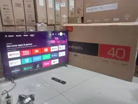 TV LED TCL ANDROID 40 INC KONDISI BEKAS MASIH SEGEL BERGARANSI