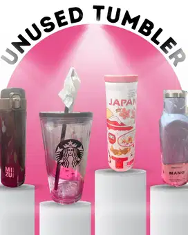 ✨Unused Tumbler ✨ Starbucks, Afterhours, and Mizu Tiger, Cek Dulu Yuk!