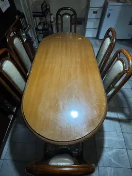 Jual Meja Makan 6 Kursi Mulus
