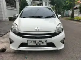 [DP 15jt‼️Toyota Agya G AT Matic Putih 2014