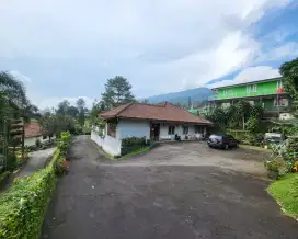 Dijual Cepat 2 Vila Dalam 1 Lahan Lt 2500m2 di Ciburial Puncak Bogor