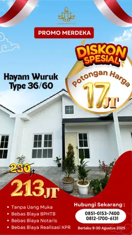 RUMAH MODERN BEBAS BIAYA APAPUN