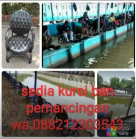 Kursi pemancingan dari ban kuat anti mleot