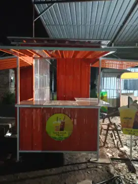 Rombong kontainer gerobak kontainer booth kontainer
