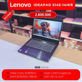 LENOVO IDEAPAD S145-14IKB Core I3-8130U HD 14inch RAM 8GB SSD 128GB