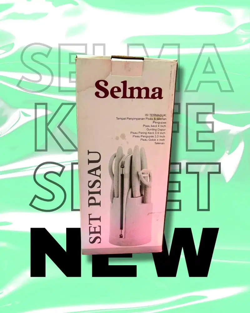 New! Selma Knife Set (Masih Plastikin)