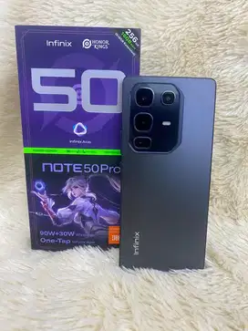 INFINIX NoTE 50  8/256GB Black Garansi  maret 2026 fullset #3com