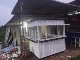 Rombong gerobak booth kontainer container