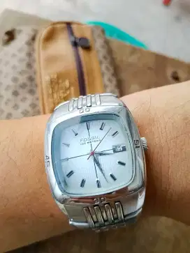 Jam Tangan Fossil  100 mtrs, Stainless steel.