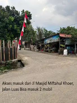 Dijual Cepat tanah diblkg pasar parung cocok untuk pemukiman/kontrakan