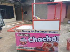 Gerobak Makanan Besi + Etalase