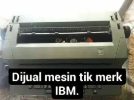 Jual mesin tik merk IBM