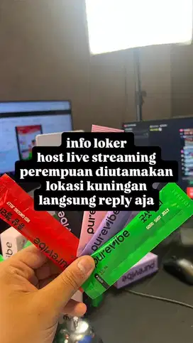lowongan host live streaming
