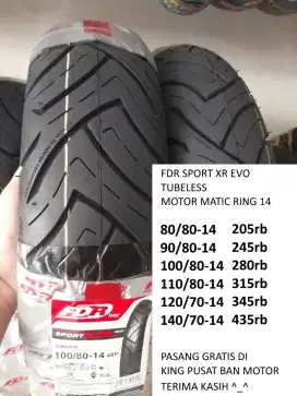 FDR Sport XR Evo, Genzi, City Go, Flemino, Flemmo, Spartax, Blaze, MP