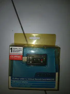 CliPtec USB 7.1 Virtual Sound Card BMA230