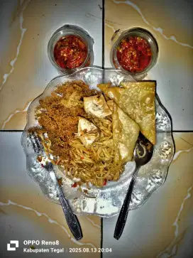 Mie Geprek pedas CAS